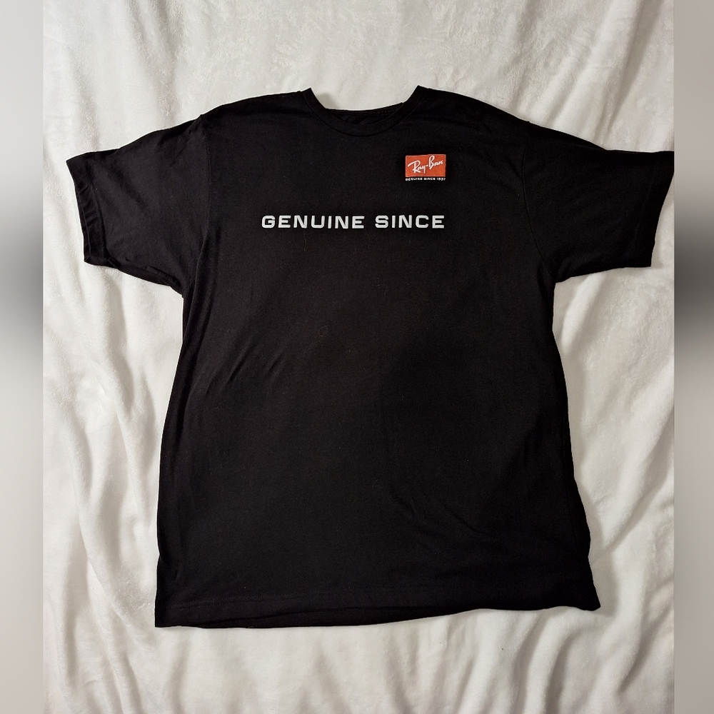 Ray-Ban Unisex Black Graphic T-Shirt – Genuine Since 1937